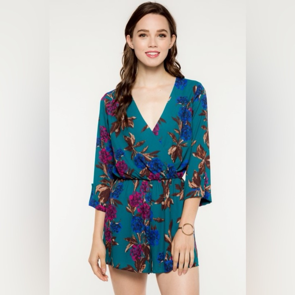 Everly Floral Romper